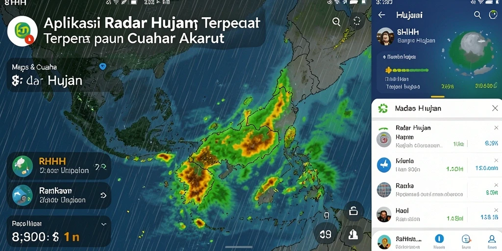 Tampilan antarmuka 8HHH yang menampilkan data cuaca real-time.
