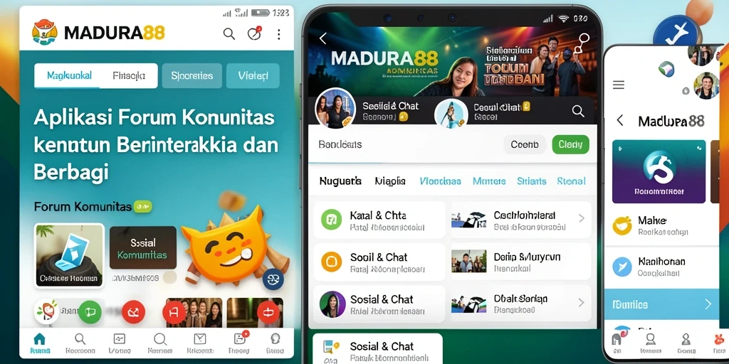Screenshot utama MADURA88 menampilkan antarmuka Forum Komunitas yang ramah pengguna.