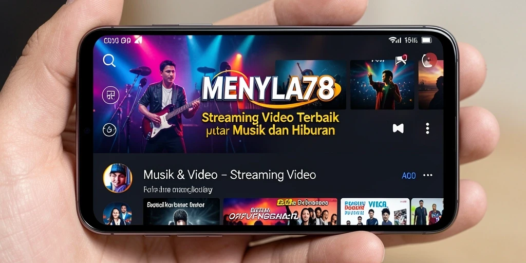 Tampilan antarmuka MENYALA78 yang modern dan bersih.
